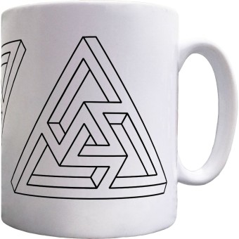 Double Penrose Triangle Ceramic Mug