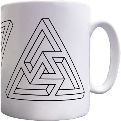 Double Penrose Triangle Ceramic Mug