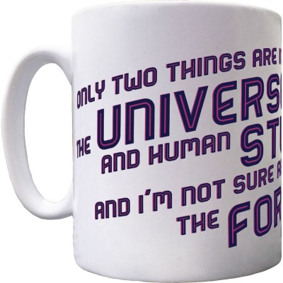 Albert Einstein "Stupidity" Quote Ceramic Mug