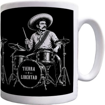 Emiliano Zapata Drummer Ceramic Mug