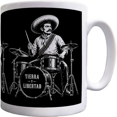 Emiliano Zapata Drummer Ceramic Mug