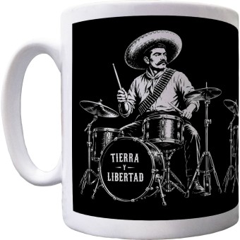 Emiliano Zapata Drummer Ceramic Mug