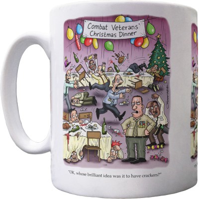 Combat Veteran's Christmas Dinner Ceramic Mug