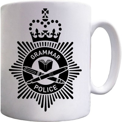 Grammar Police Ceramic Mug