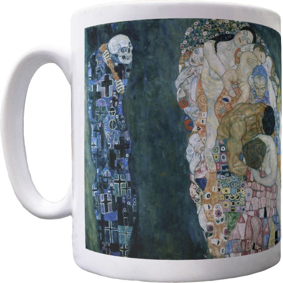 Gustav Klimt "Death and Life" Ceramic Mug