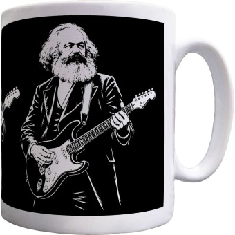 Karl Marx Guitarist Ceramic Mug
