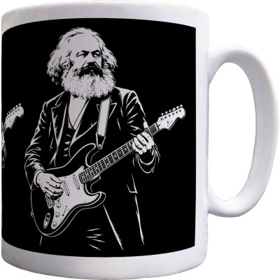 Karl Marx Guitarist Ceramic Mug