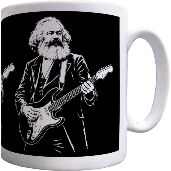 Karl Marx Guitarist Ceramic Mug