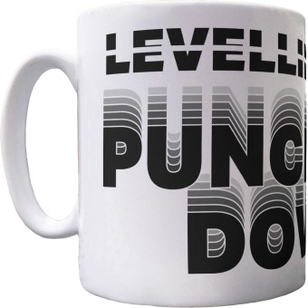 Levelling Up? Punching Down Ceramic Mug