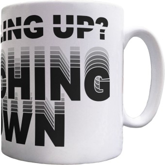 Levelling Up? Punching Down Ceramic Mug