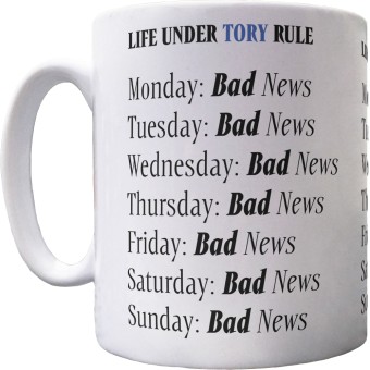Life Under Tory Rule Ceramic Mug