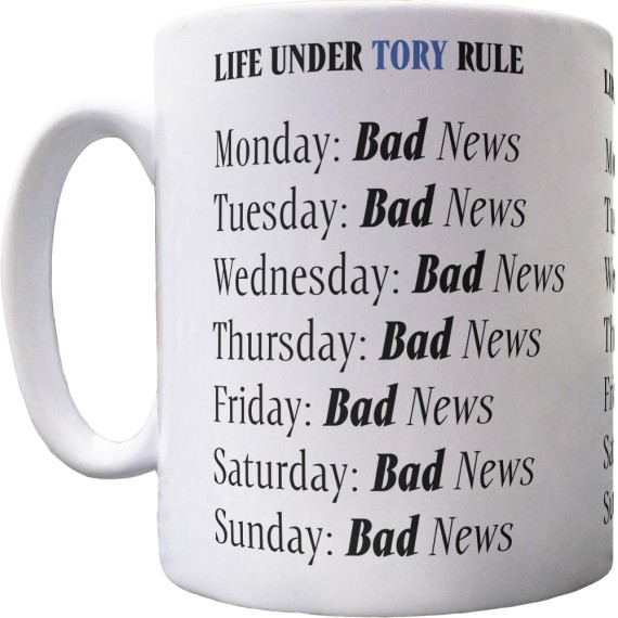 Life Under Tory Rule Ceramic Mug