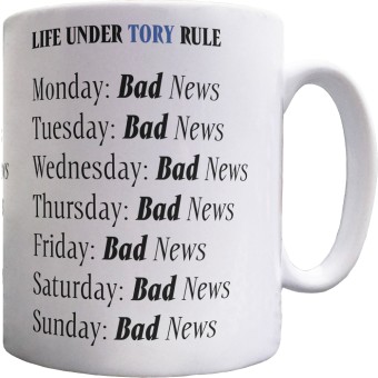 Life Under Tory Rule Ceramic Mug
