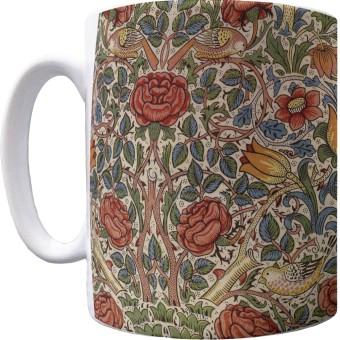 William Morris "Rose" Pattern Mug