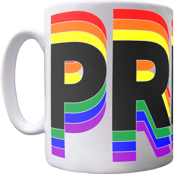 Pride Rainbow Ceramic Mug