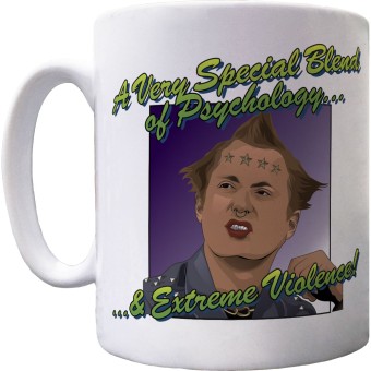 Vyvyan Basterd: "Psychology and Extreme Violence" Ceramic Mug