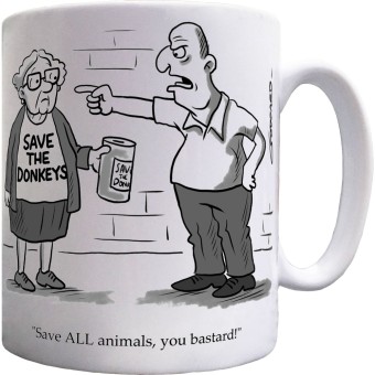 Save The Donkeys Ceramic Mug