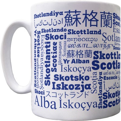 Scotland Languages Ceramic Mug