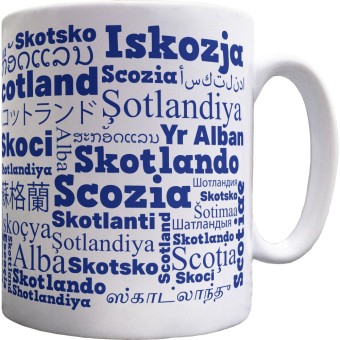 Scotland Languages Ceramic Mug