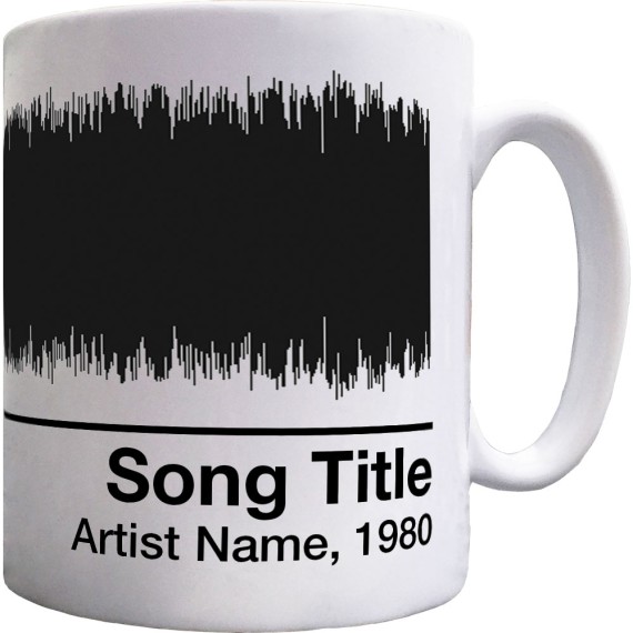 Personalised Song Soundwave Ceramic Mug