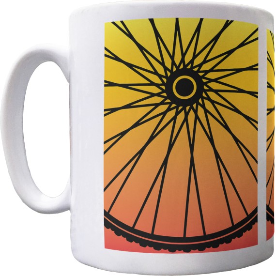 Spokes Ceramic Mug