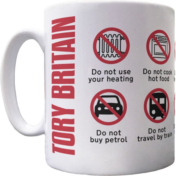 Tory Britain Do Nots Ceramic Mug