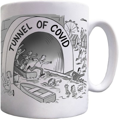 Tunnel Of Covid Ceramic Mug