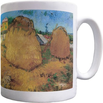 Van Gogh "Haystacks in Provence" Ceramic Mug