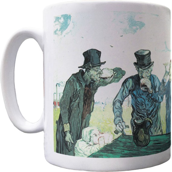 Van Gogh "Men Drinking (after Daumier)" Ceramic Mug