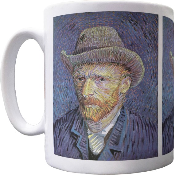 Van Gogh "Self-Portrait with Grey Felt Hat" Ceramic Mug