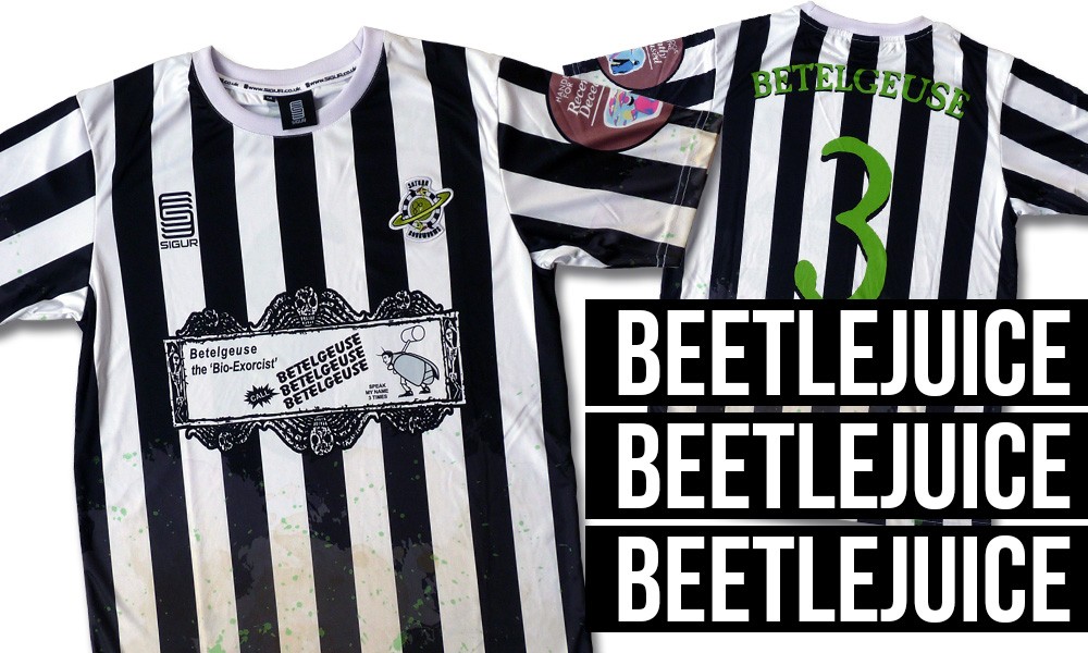 Betelgeuse! Betelgeuse! Betelgeuse! New Film Football Shirts