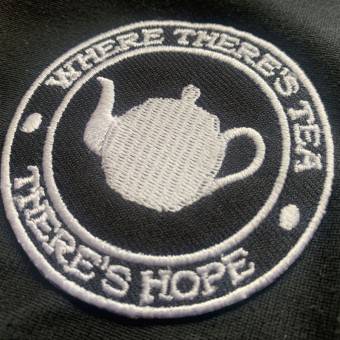 Where There's Tea There's Hope Half Zip Sweat Top