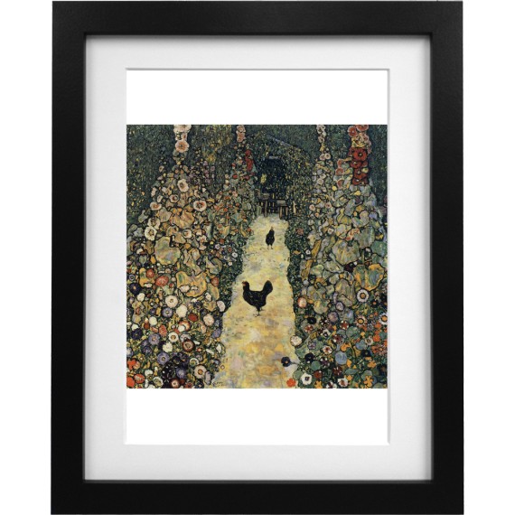 Gustav Klimt "Garden Path with Chickens" Art Print