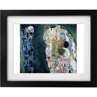 Gustav Klimt "Death and Life" Art Print