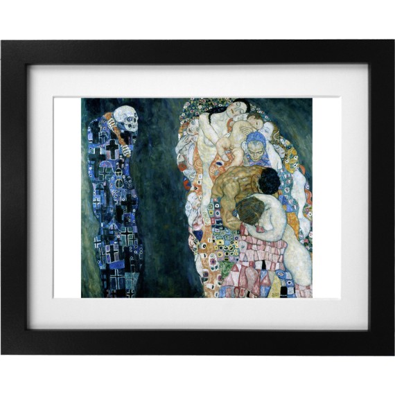 Gustav Klimt "Death and Life" Art Print