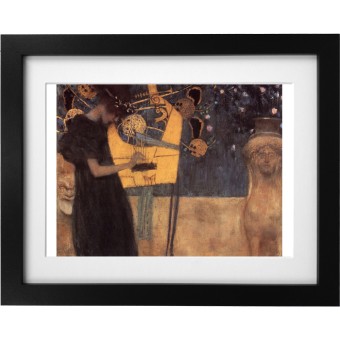Gustav Klimt "Music I" Art Print