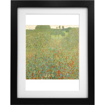 Gustav Klimt "Blooming Poppies" Art Print