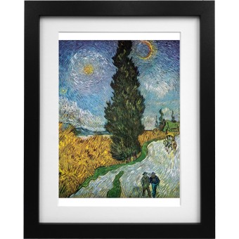 Van Gogh "Road with Cypress and Star" Art Print