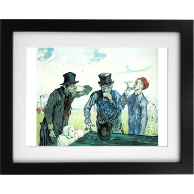 Van Gogh "Men Drinking (after Daumier)" Art Print
