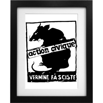 Vermine Fasciste Art Print