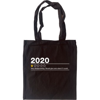 2020: One Star Review Tote Bag