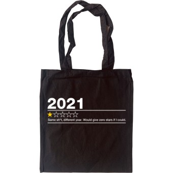 2021: One Star Review (Censored) Tote Bag