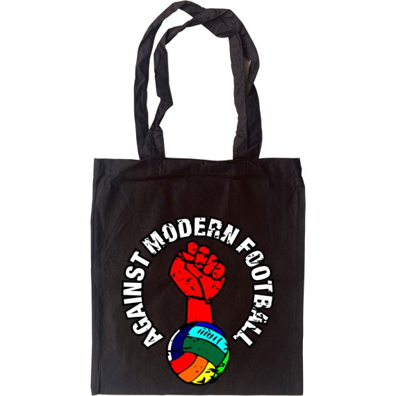 Against Modern Football (Rainbow) Tote Bag
