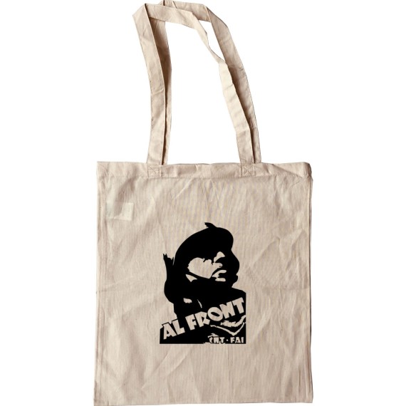 Al Front Spanish Civil War Poster Tote Bag