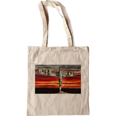 The Angel Of The North At Sunset by Hadrian Richards Tote Bag