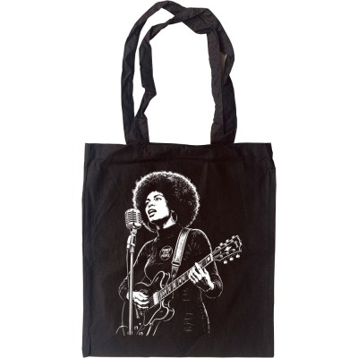Angela Davis Guitarist Tote Bag