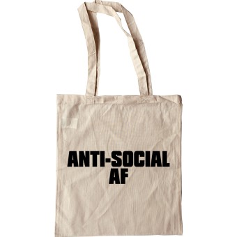 Anti-Social AF Tote Bag
