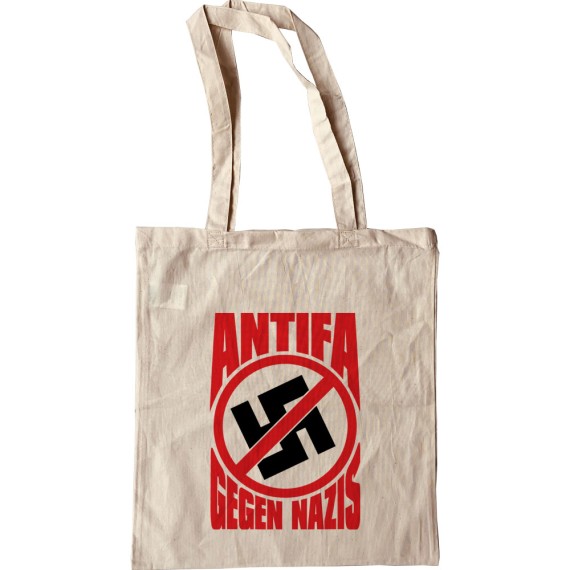 Antifa: Gegen Nazis Tote Bag