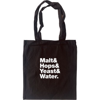Beer Ingredients Line-Up Tote Bag
