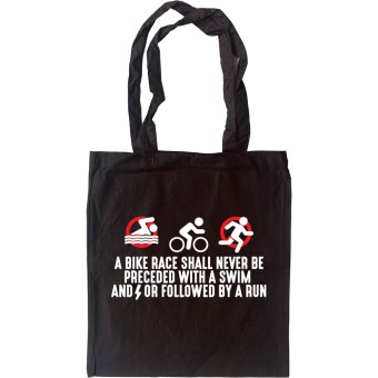 A Bike Race Tote Bag